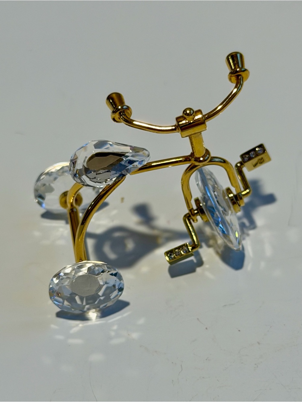 Swarovski Crystal Memories Tricycle Gold ~ Classic Retired #219198 - Picture 11 of 16